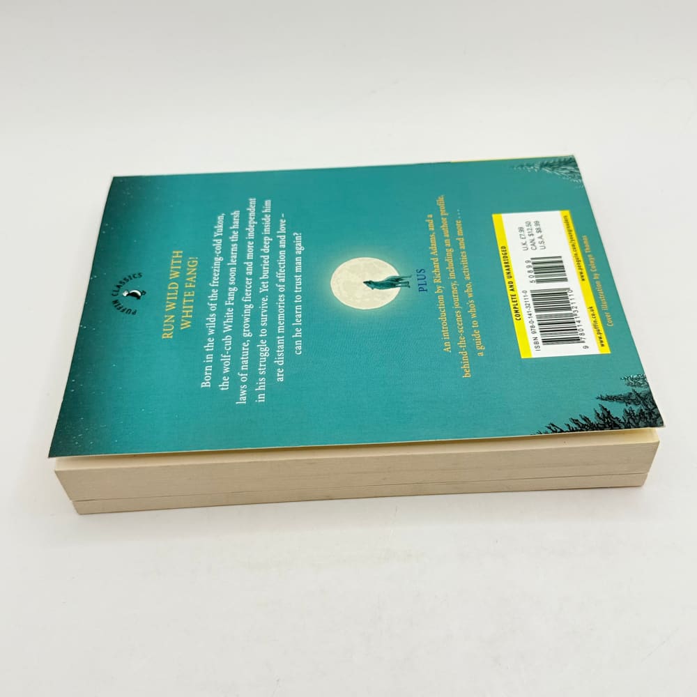 White fang by jack london – puffin classics paperback | brand new with minor imperfections - print books printed media