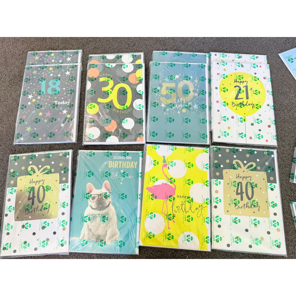 Wholesale bulk lot 81x john sands large format gift cards rrp $1115 - greeting cards crafts