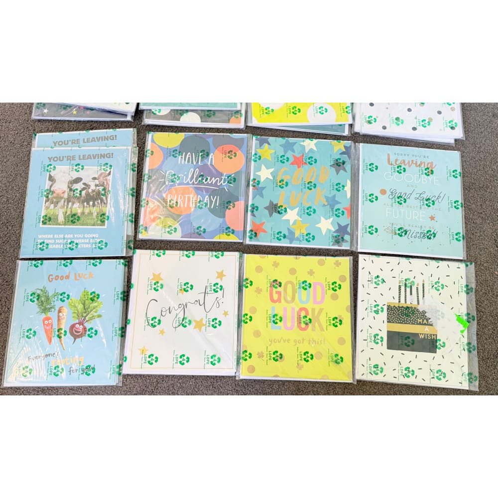Wholesale bulk lot 81x john sands large format gift cards rrp $1115 - greeting cards crafts