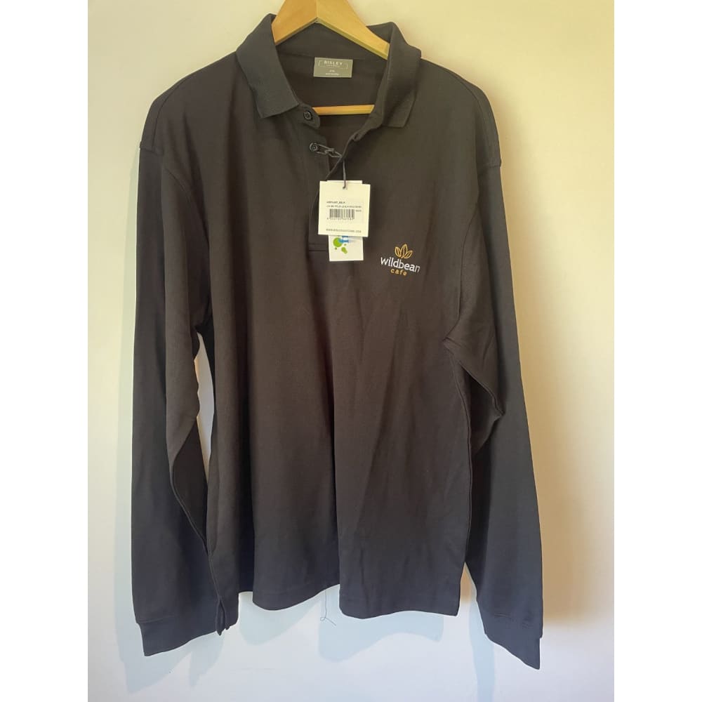 Wildbean cafe uniform top – size 2xl | brand new workwear shirt - polos clothing & fashion - long sleeve - tee - top