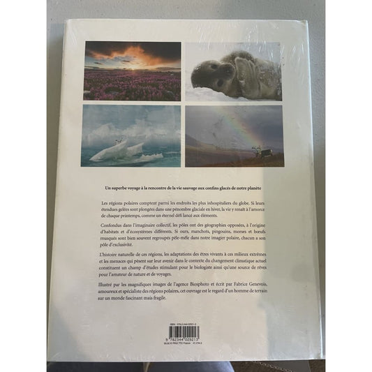 Wildlife of the poles (french edition) – large format hardcover | brand new in shrink wrap - print books book - nature