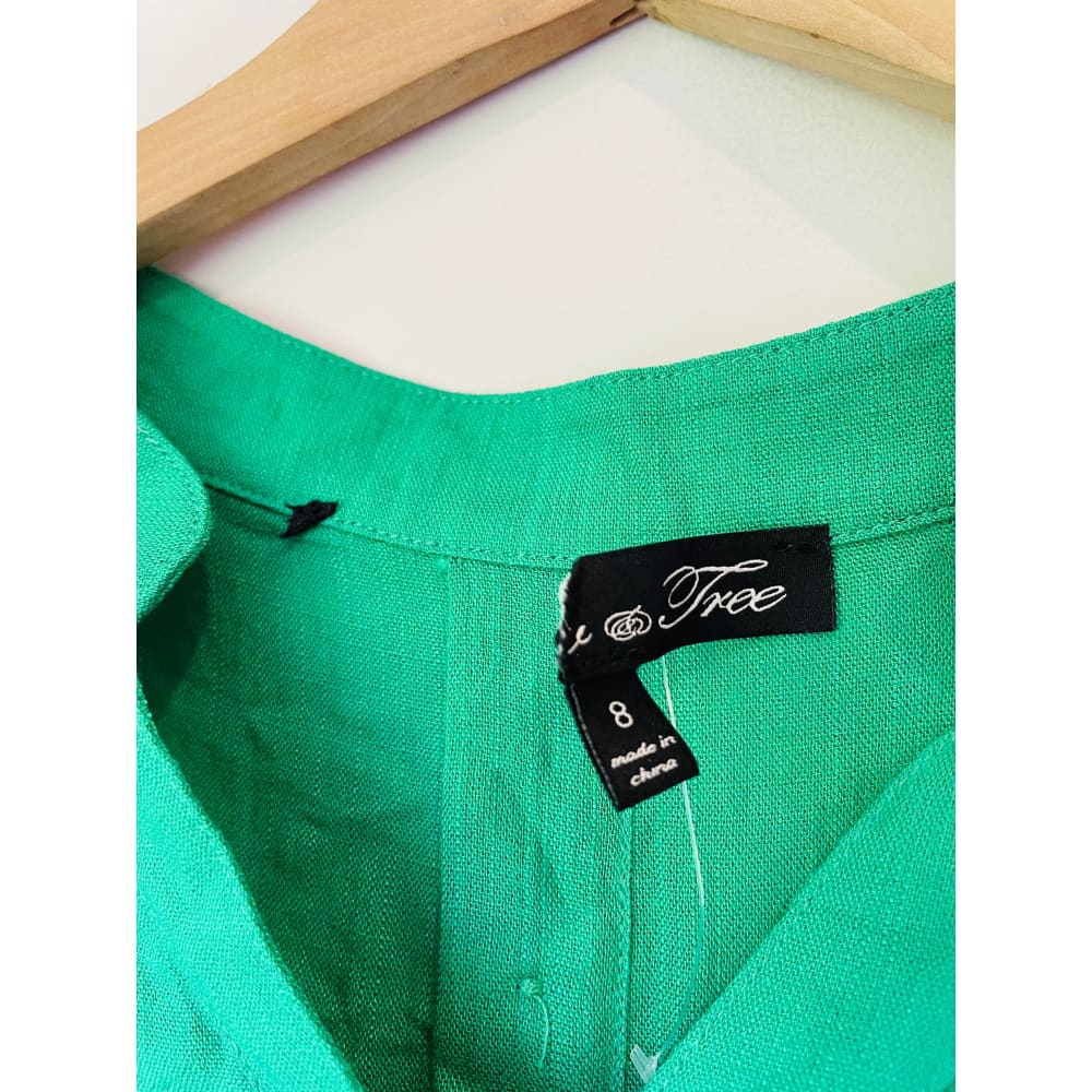 Willow tree linen/rayon top – size 8 (brand new cut-label) - blouses blouse - bnew label cut branded clothing