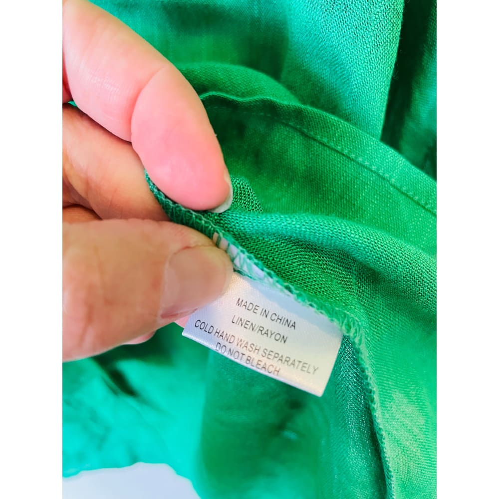 Willow tree linen/rayon top – size 8 (brand new cut-label) - blouses blouse - bnew label cut branded clothing