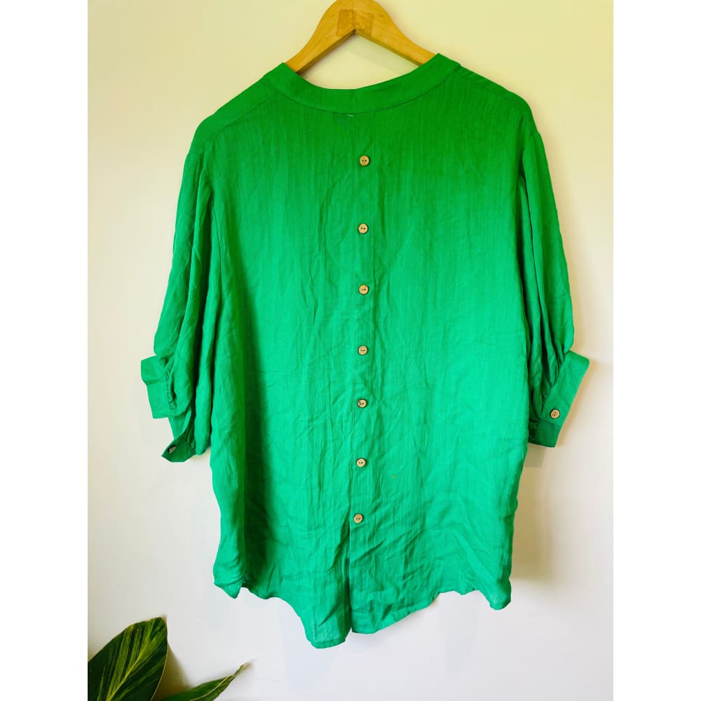 Willow tree linen/rayon top – size 8 (brand new cut-label) - blouses blouse - bnew label cut branded clothing