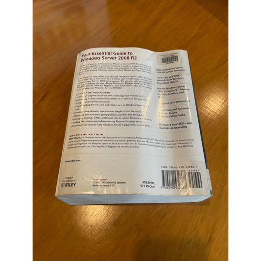 Mastering microsoft windows server 2008 r2 - print books book - condition: used - it - technology printed media