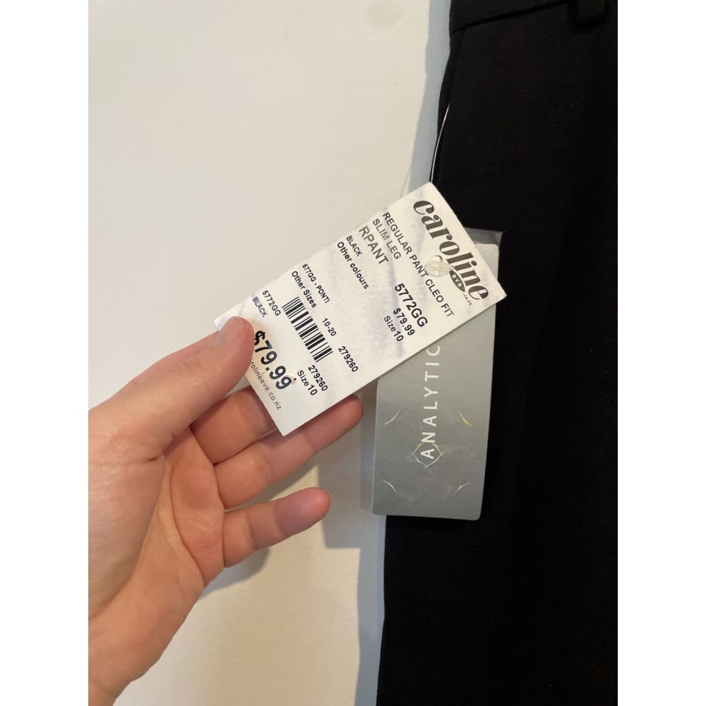 Bnwt analytic size 10 regular ponti pant rrp $79.99 - pants clothing & fashion - pants women’s apparel