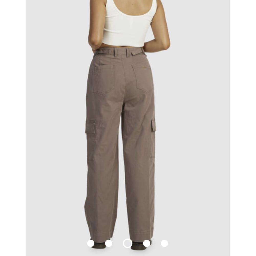 Rvca twill cargo pant - size 32 (14) - cargo pants cargo - clothing & fashion - pants women’s apparel