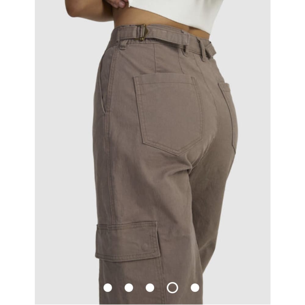Rvca twill cargo pant - size 32 (14) - cargo pants cargo - clothing & fashion - pants women’s apparel