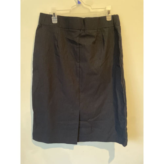 Bnwt analytic size 14 stretch navy silver stripe skirt rrp $59.99 - skirts bottom - clothing & fashion - skirt - skirts