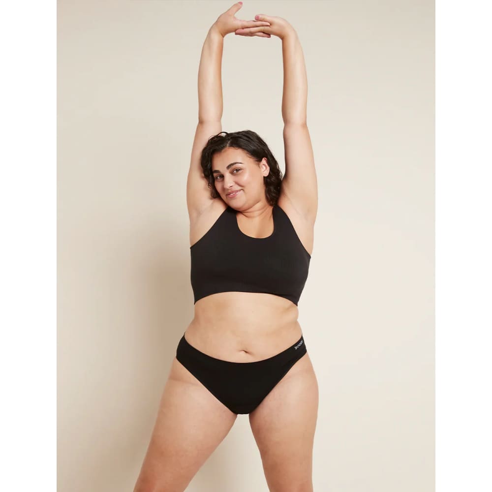 Boody size m period & leak-proof classic bikini moderate - heavy black - bikinis special categories women’s apparel