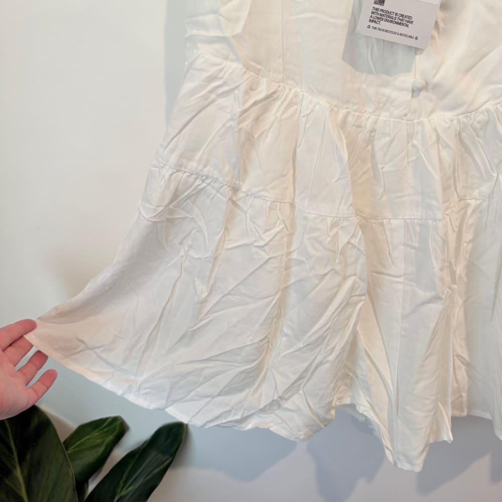 Princess polly size 14 halcyon romper white - one-pieces top women’s apparel