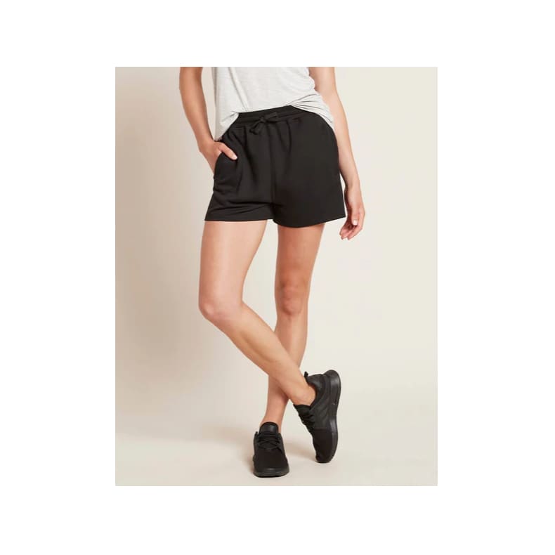 Boody size m womenâs weekend sweat shorts - black - shorts bottom womenâs apparel