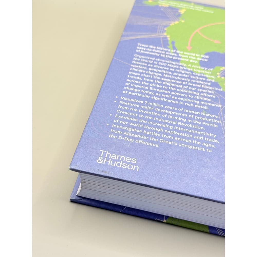 A history of the world in 500 maps by christian grataloup - print books printed media
