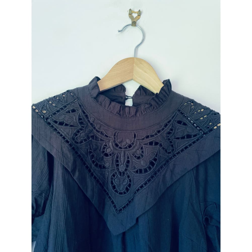 Yas cotton mock neck blouse – size s (brand new cut-label) - blouses blouse - bnew label cut branded clothing
