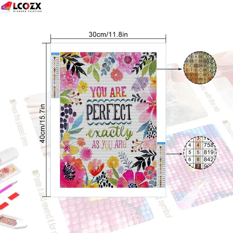 You are perfect diamond art - mosaic kits crafts