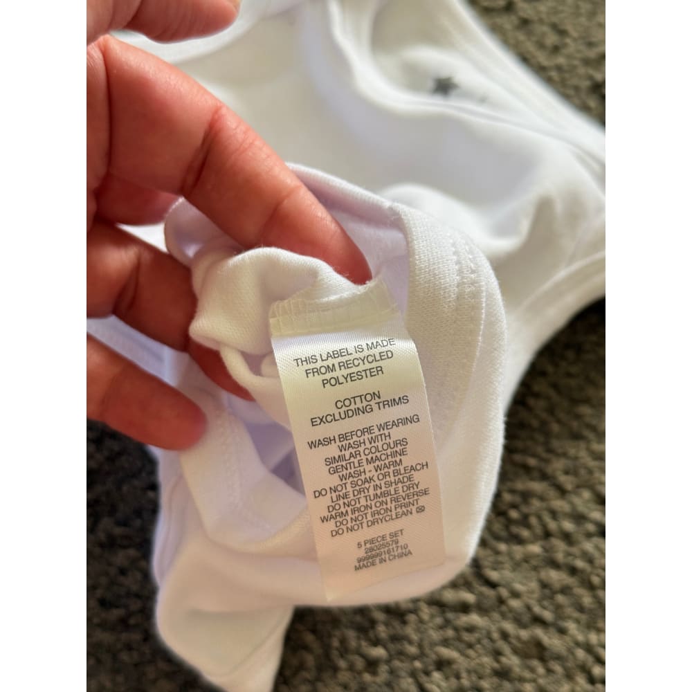 Young original baby bodysuit – size 0–3 months | white cotton | funny graphic print - baby one-pieces baby clothing