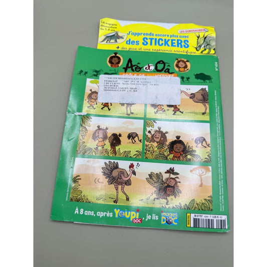 Youpi doc: au temps des dinos - magazines printed media