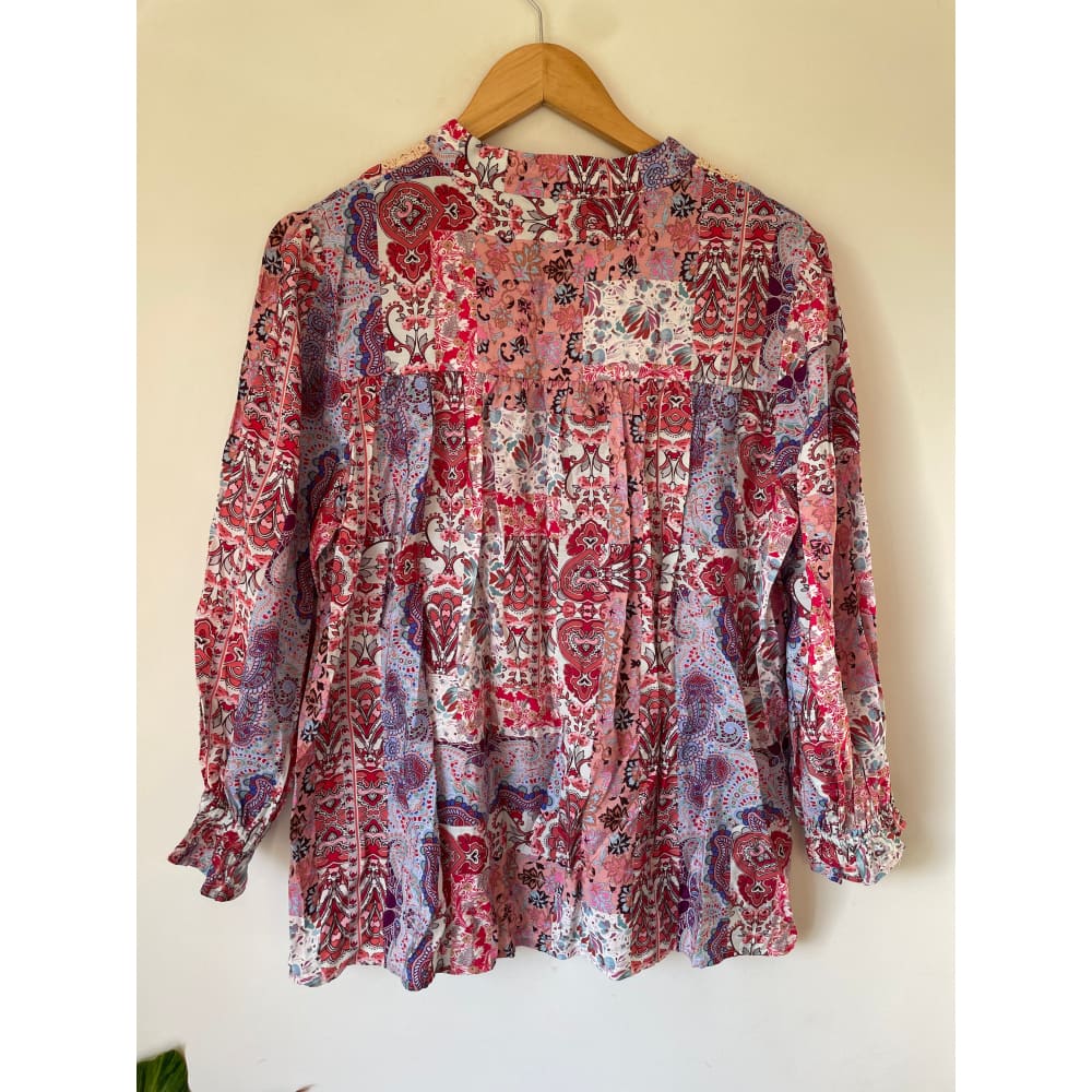 Zafina size 10 tops - blouses blouse - clothing & fashion - designer clearance - top women’s apparel