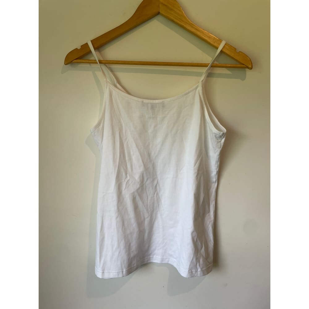 Zafina singlet top – size 10 – green hot pink & white - tank tops clothing & fashion - designer clearance - singlet