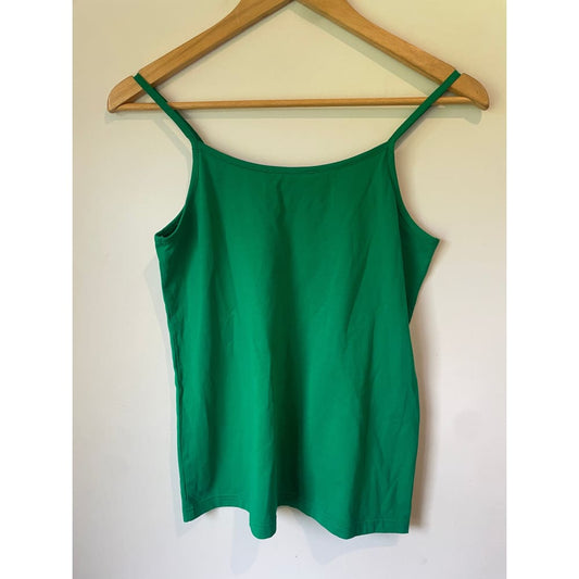 Zafina singlet top – size 10 – green hot pink & white - tank tops clothing & fashion - designer clearance - singlet