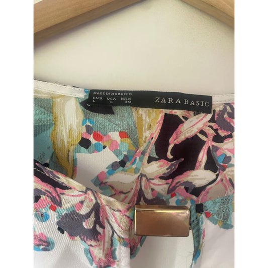 Zara basic tunic – size l | lightweight flowy & effortlessly chic - tunics condition: used - top women’s apparel