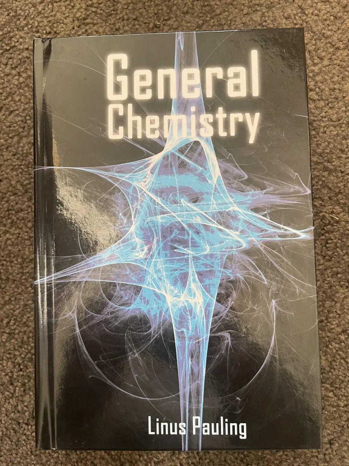 A hardcover textbook on General Chemistry by Linus Pauling.
