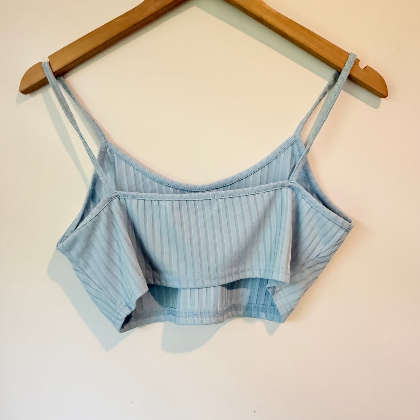 Mirrou Size L Ribbed Crop Top