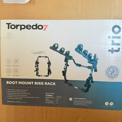 Torpedo 7 Trio Boot Mount Bike Rack