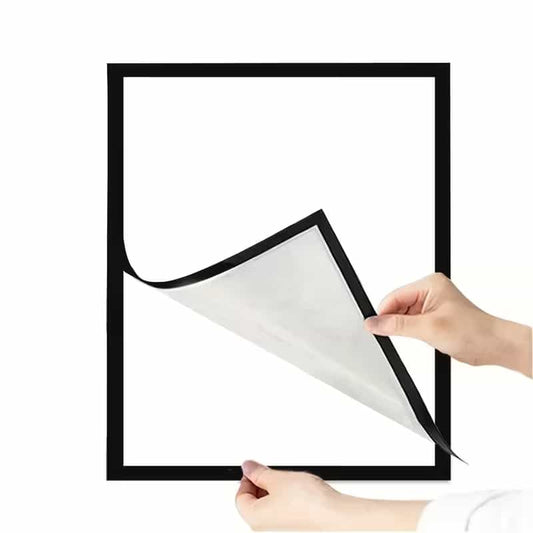 A4 Black Magnetic Wall Mount Picture Frames – 3-Pack Set