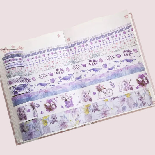 10 pc lavender washi tape decorative tape from google crafts