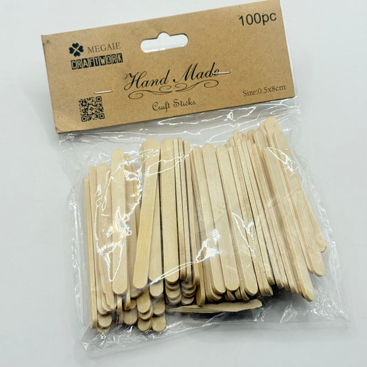 100-Pack of Mini Craft Sticks