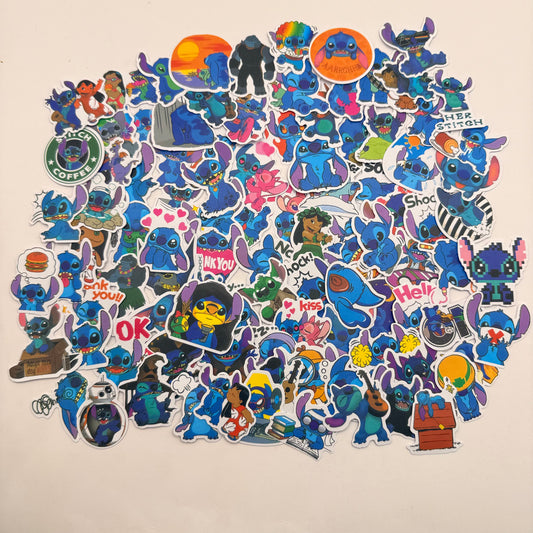 Stitch decal pack – 100-piece vinyl sticker set - decorative stickers original photo - what’s new crafts