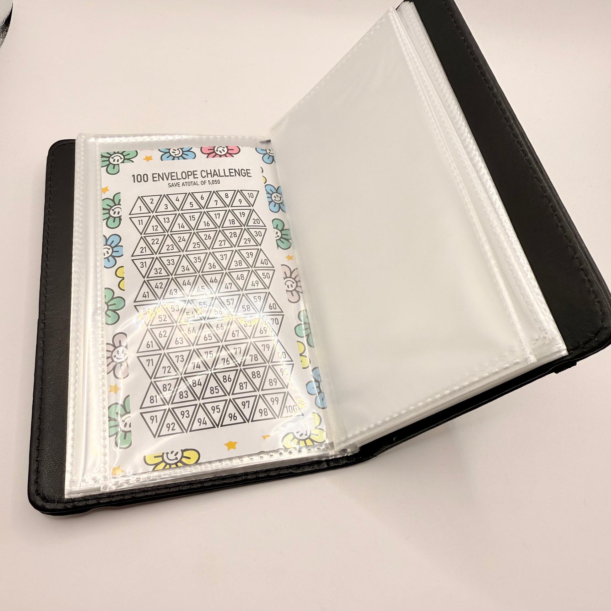 100 envelope savings challenge book - organizers original photo - what’s new stationery