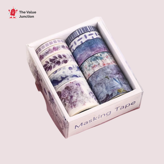 10 Pc Lavender Washi Tape