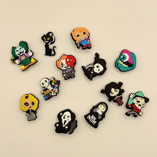 11x horror-themed shoe charms for clogs - shoe accessories shoe accessories fashion accessories