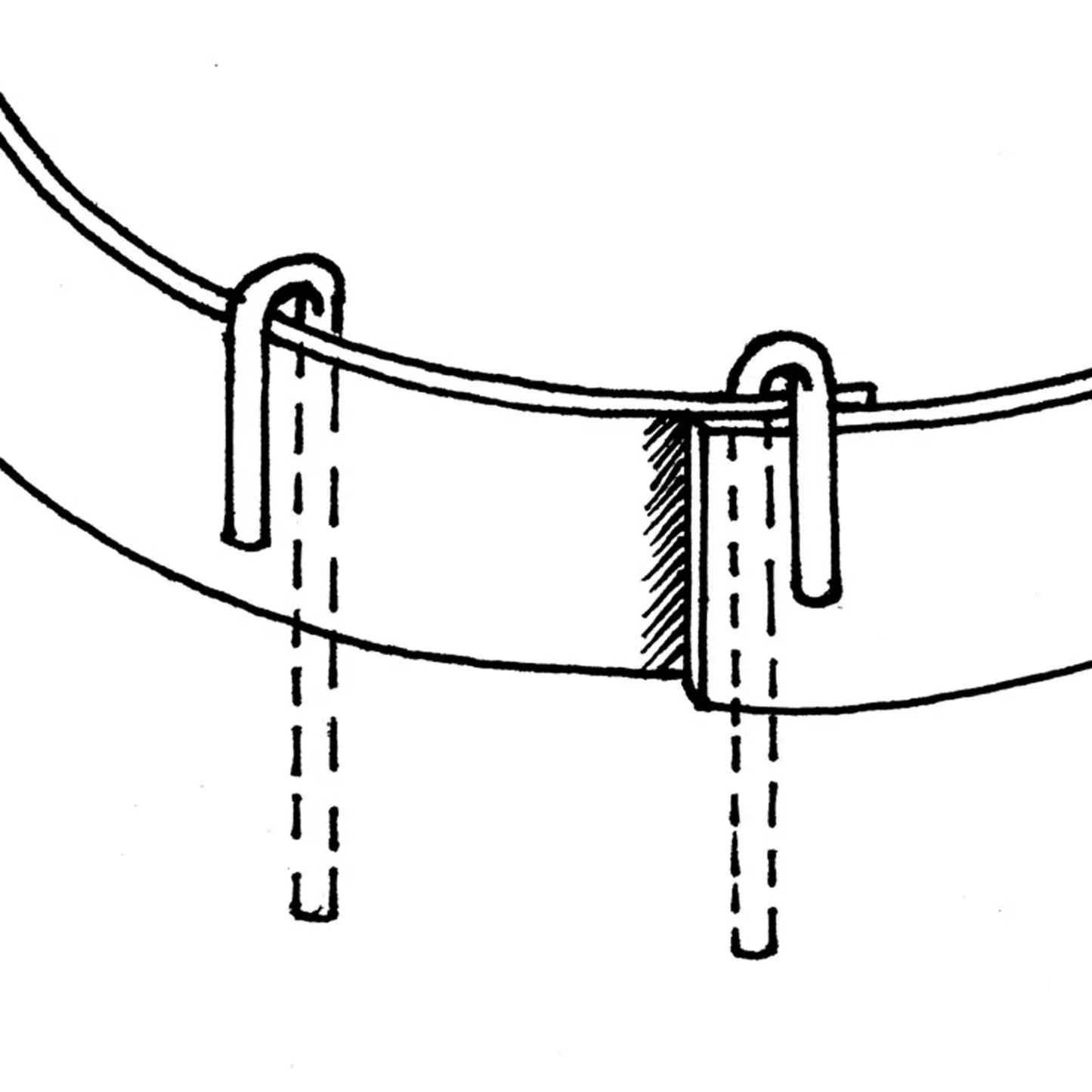 Jack Edging Pins 150mm Edging (1 pack 10 pins)