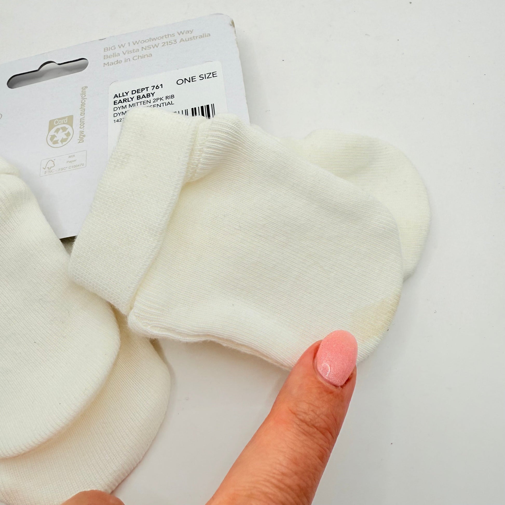 2-pack dymples baby mittens - newborn (one size) - baby & toddler gloves & mittens baby clothing