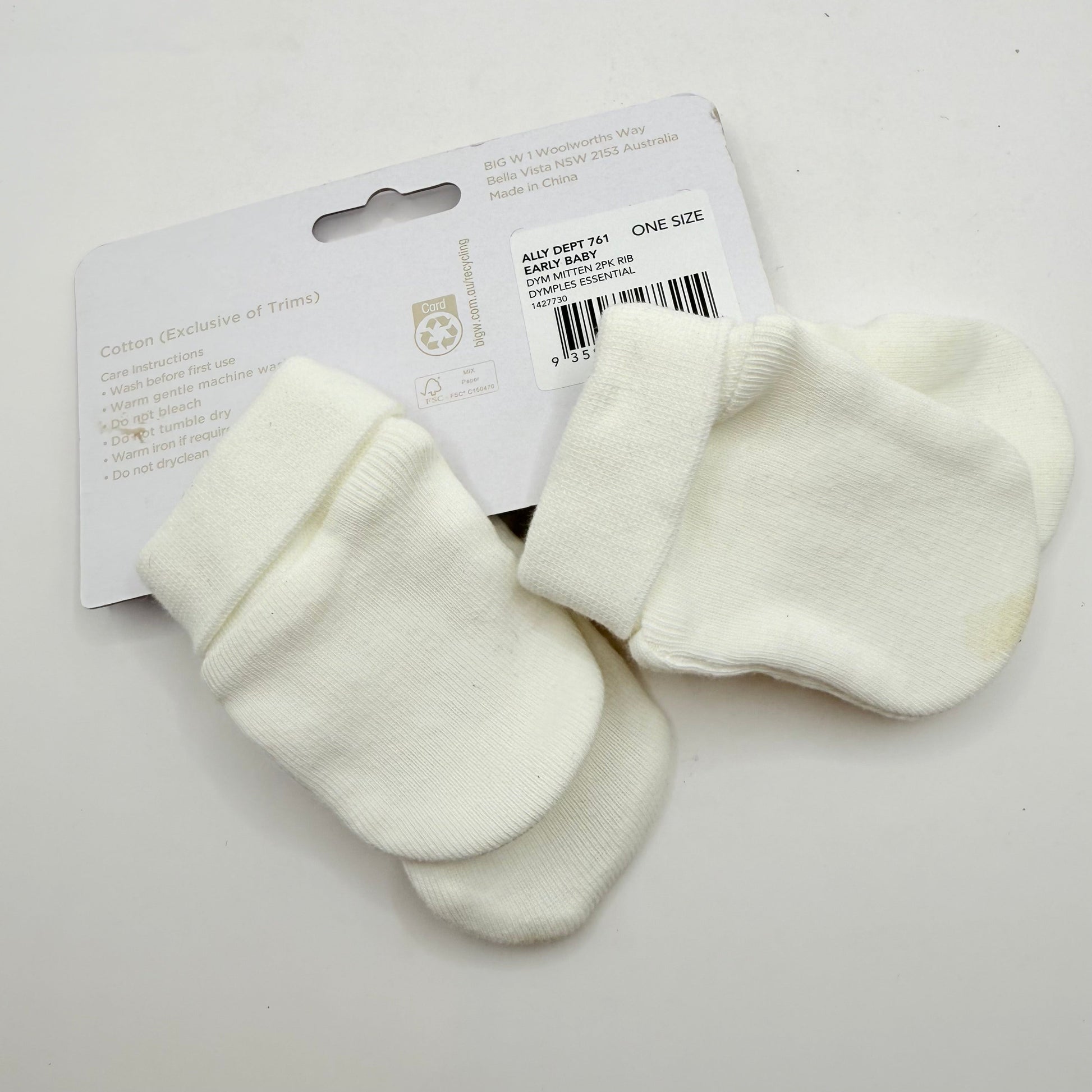 2-pack dymples baby mittens - newborn (one size) - baby & toddler gloves & mittens baby clothing