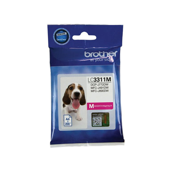 Brother LC3311M Genuine Magenta Ink Cartridge