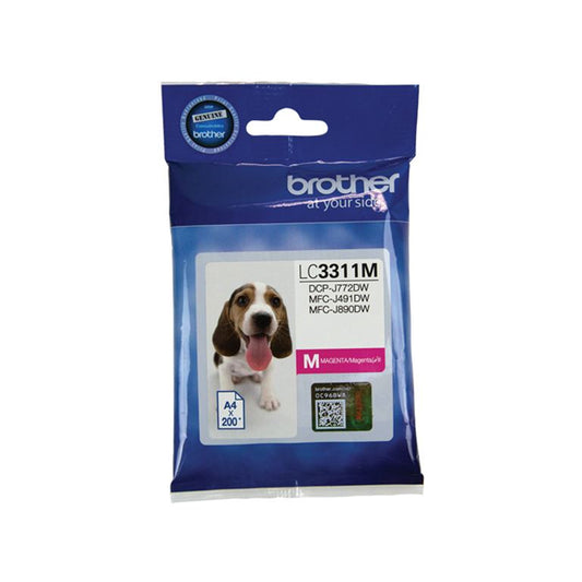 Brother LC3311M Genuine Magenta Ink Cartridge