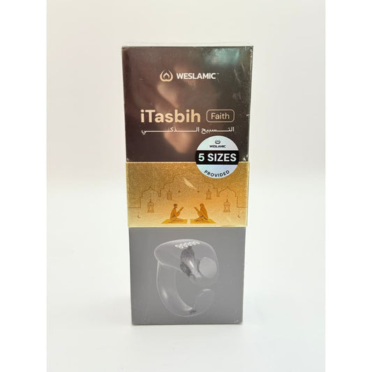 Zikr ring smart tasbeeh counter 丨weslamic itasbih ring - faith (5 sizes in one) - prayer beads seasonal & holidays