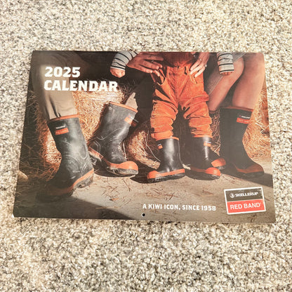 2025 red band skellerup wall calendar - wall calendars home&living materials