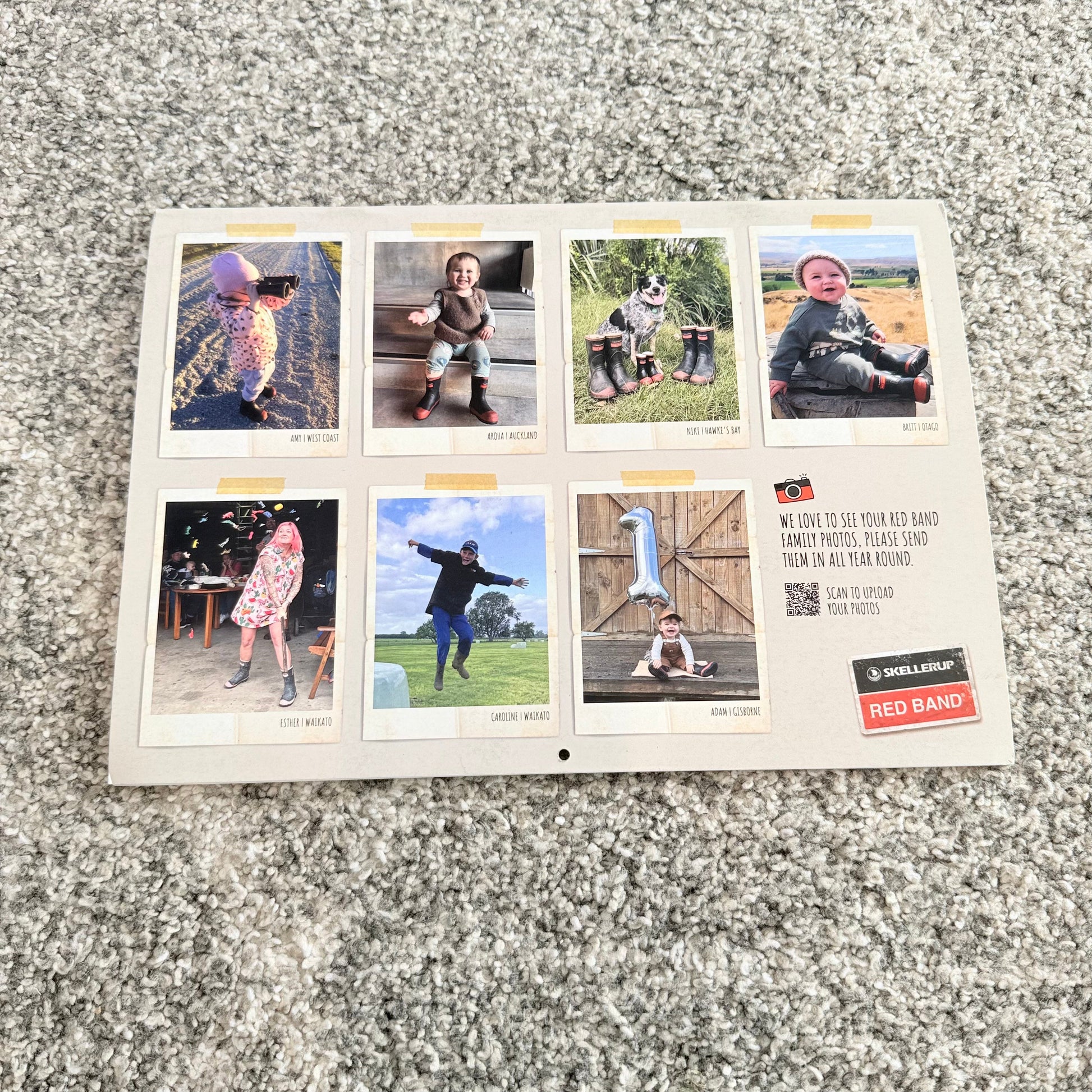 2025 red band skellerup wall calendar - wall calendars home&living materials