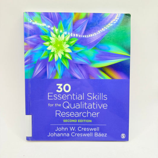 30 essential skills for the qualitative researcher - print books
