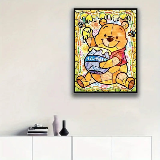 30×40 cm winnie the pooh diamond art kit – full drill resin diamonds - drawing & painting kits from google - what’s new