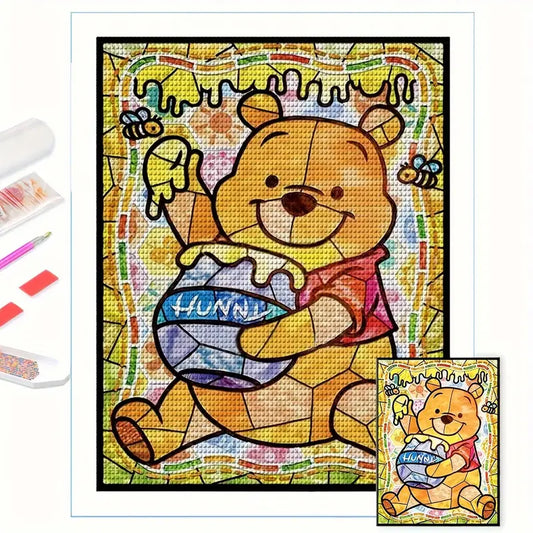 30×40 cm winnie the pooh diamond art kit – full drill resin diamonds - drawing & painting kits from google - what’s new