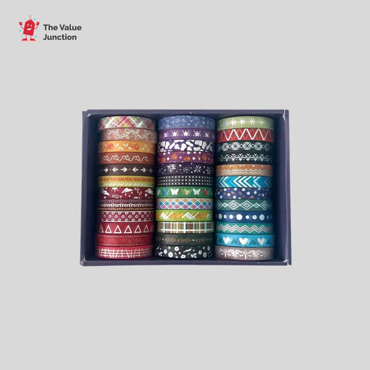 36 Rolls Decorative Washi Tape Set