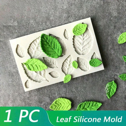 Leaf silicone mold - kitchen molds home&living materials