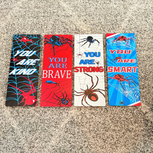 4 spider-themed motivational wall art plaques - decorative plaques home&living materials