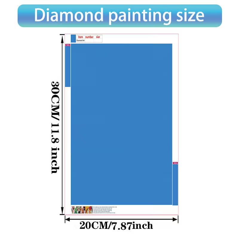 6pc Diamond Art Variety Pack 20x30cm